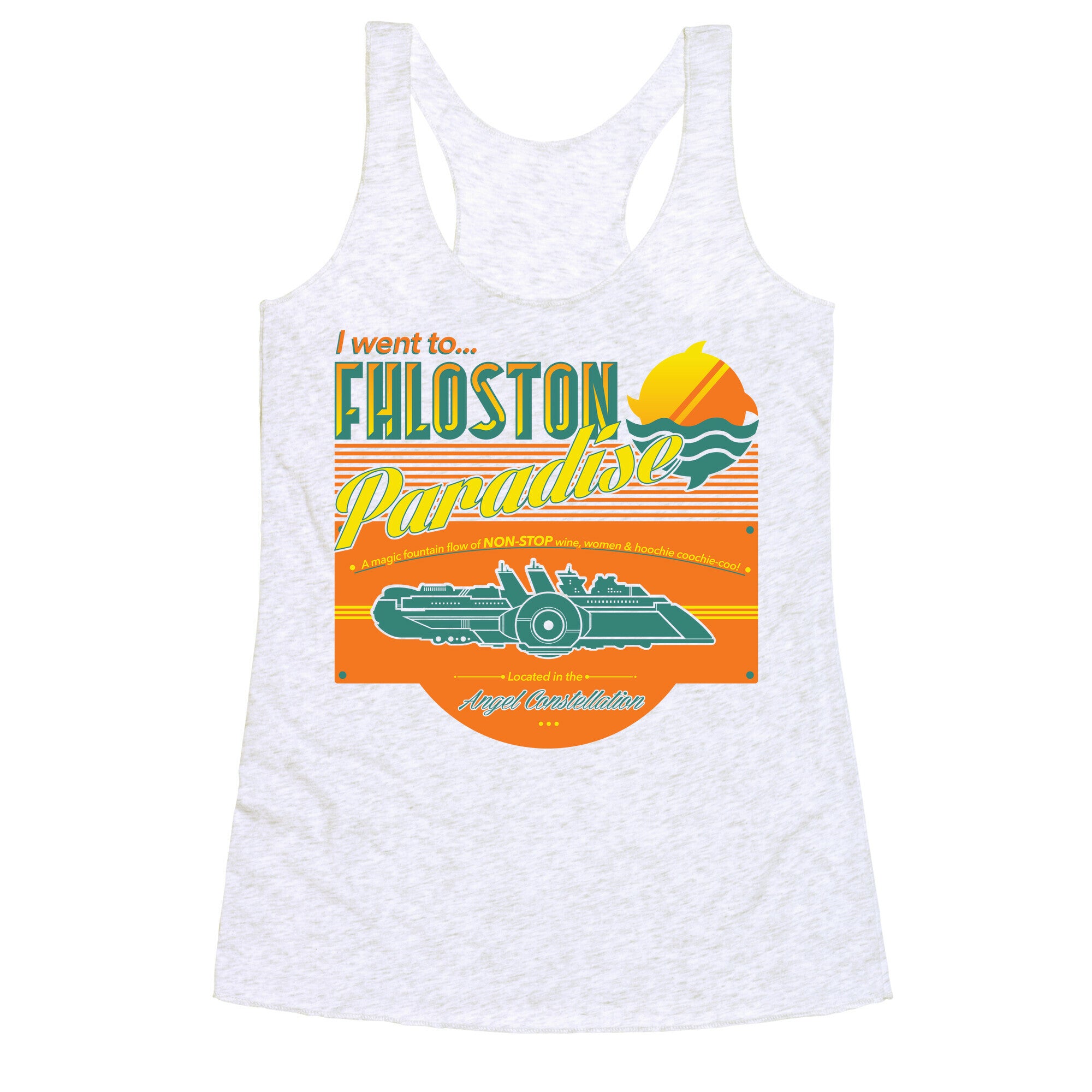 Fhloston Paradise Racerback Tank